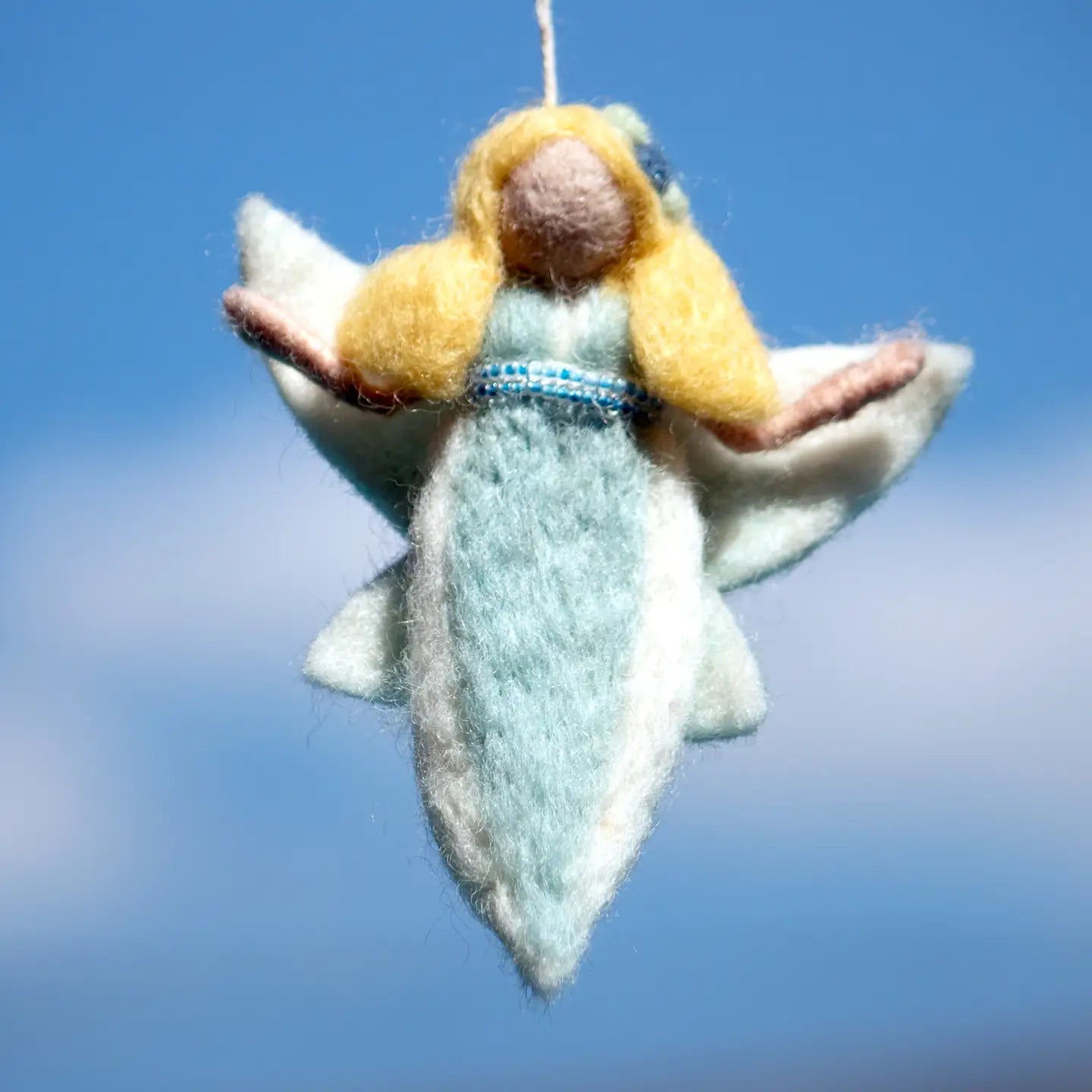 Hand-Felted Fairy Ornament | Fair Trade Wool Keepsake