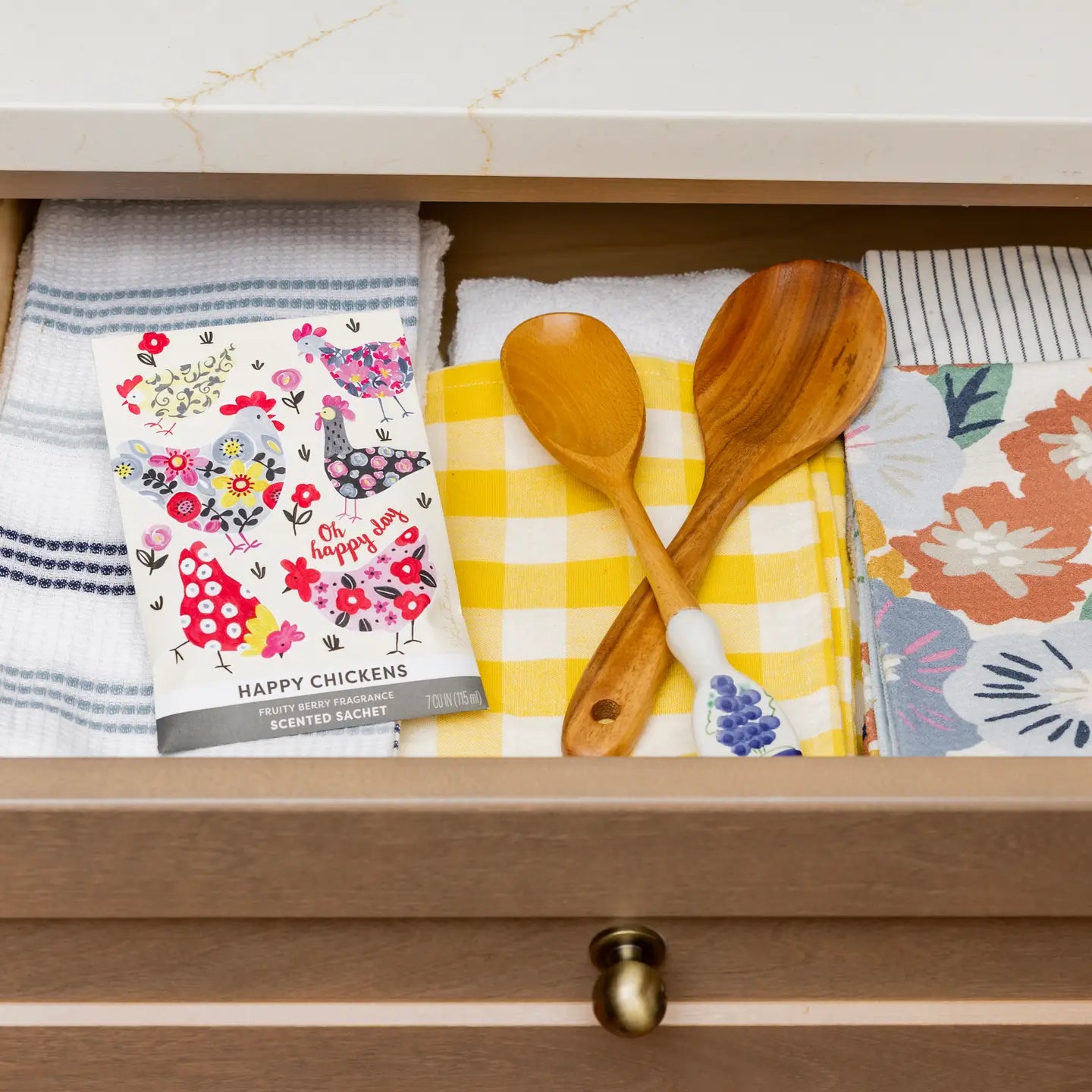 Happy Chickens Scented Sachet | Spring Home Fragrance | Fresh Scents