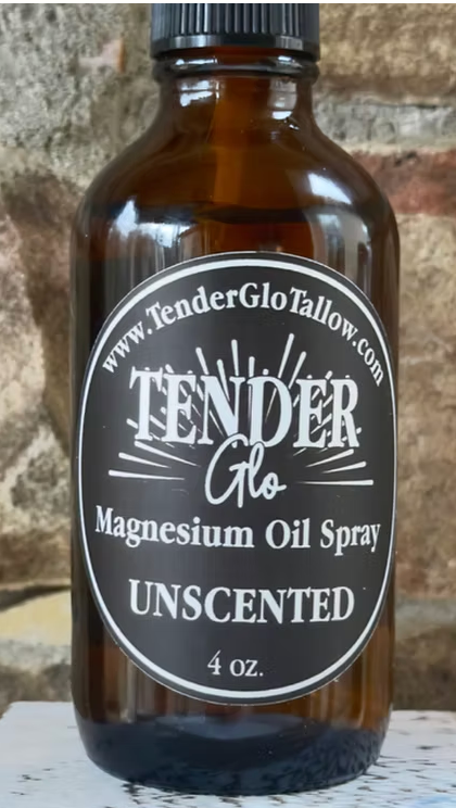 Tender Glo Magnesium Oil Spray (4 oz)