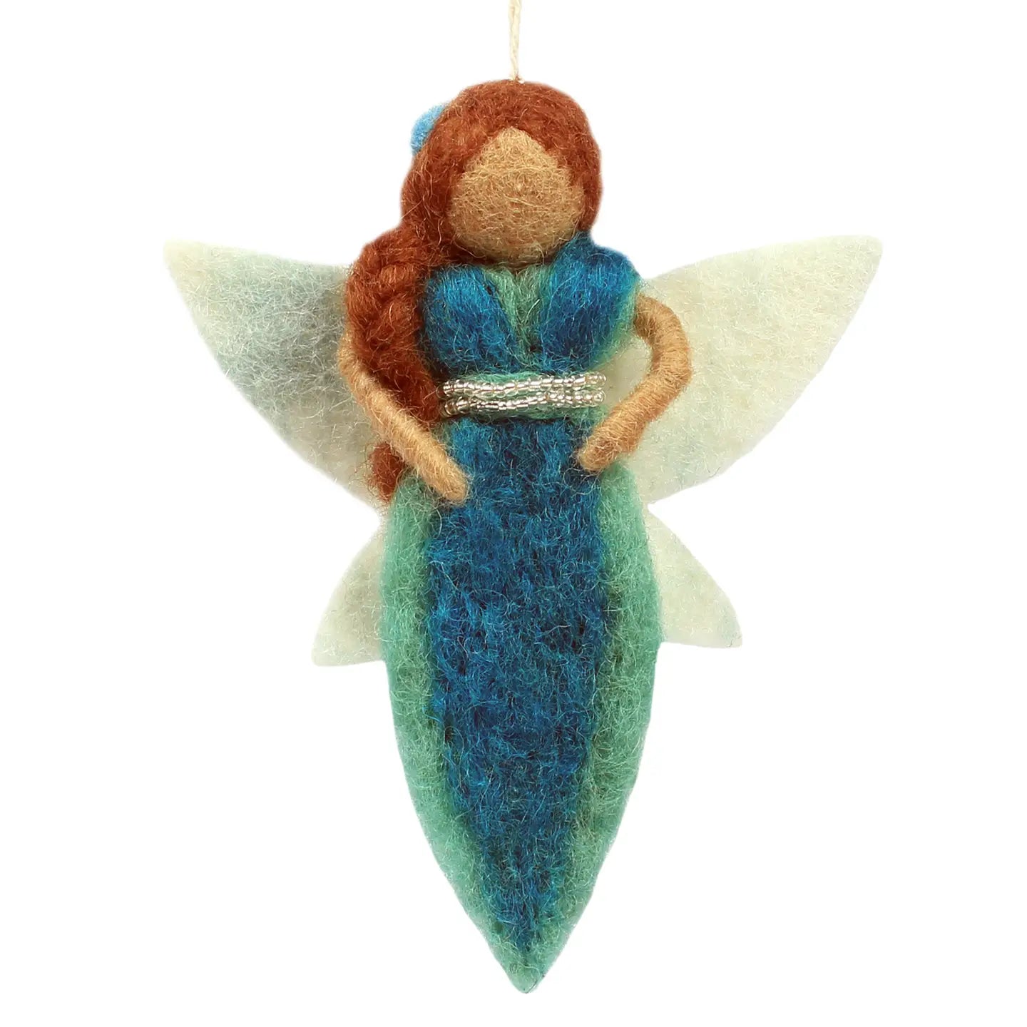 Fair Trade Felt Fairy Ornament | Hand-Felted Wool | 4.5"