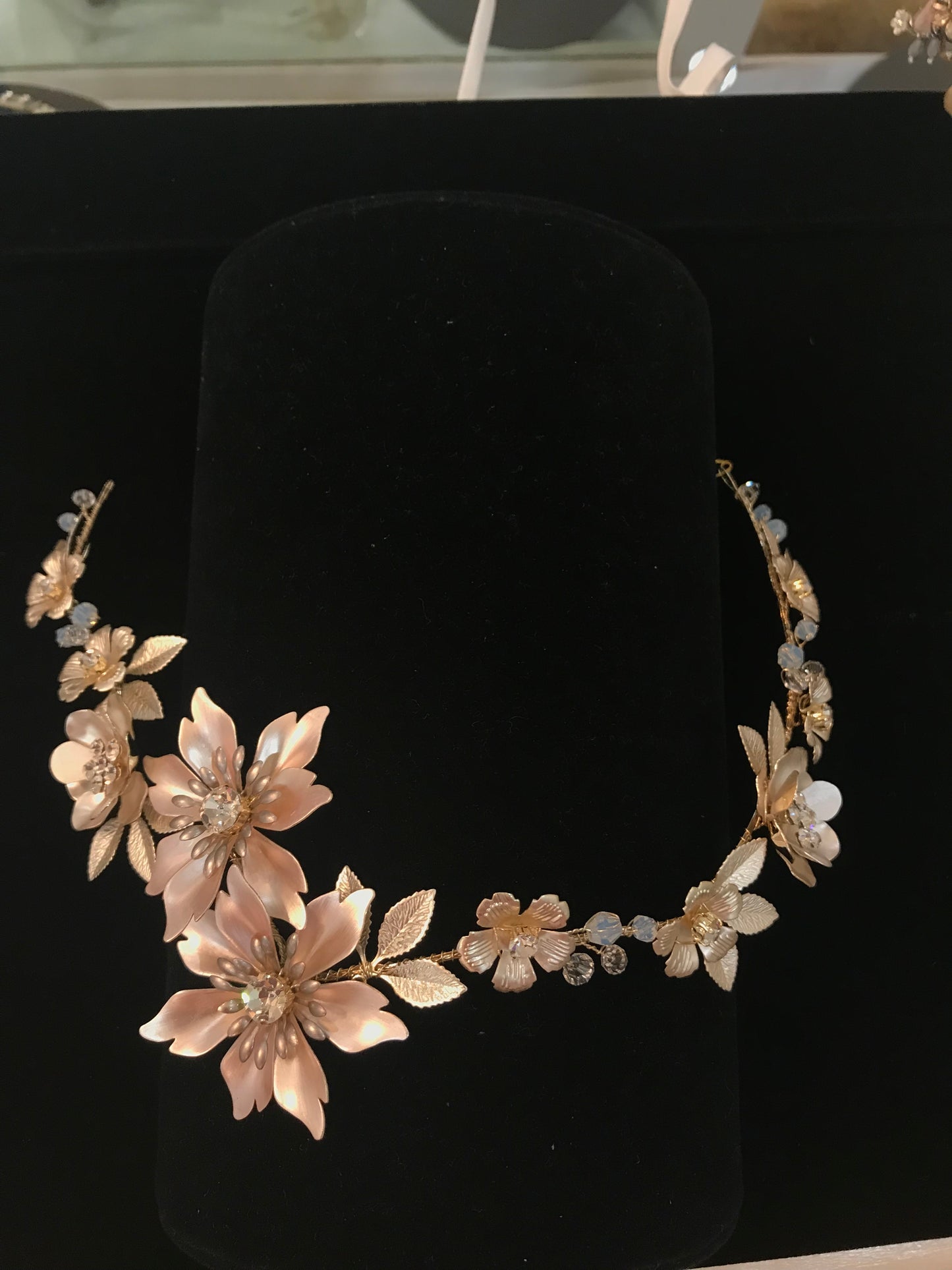 Hair Piece 5 - Rose gold floral