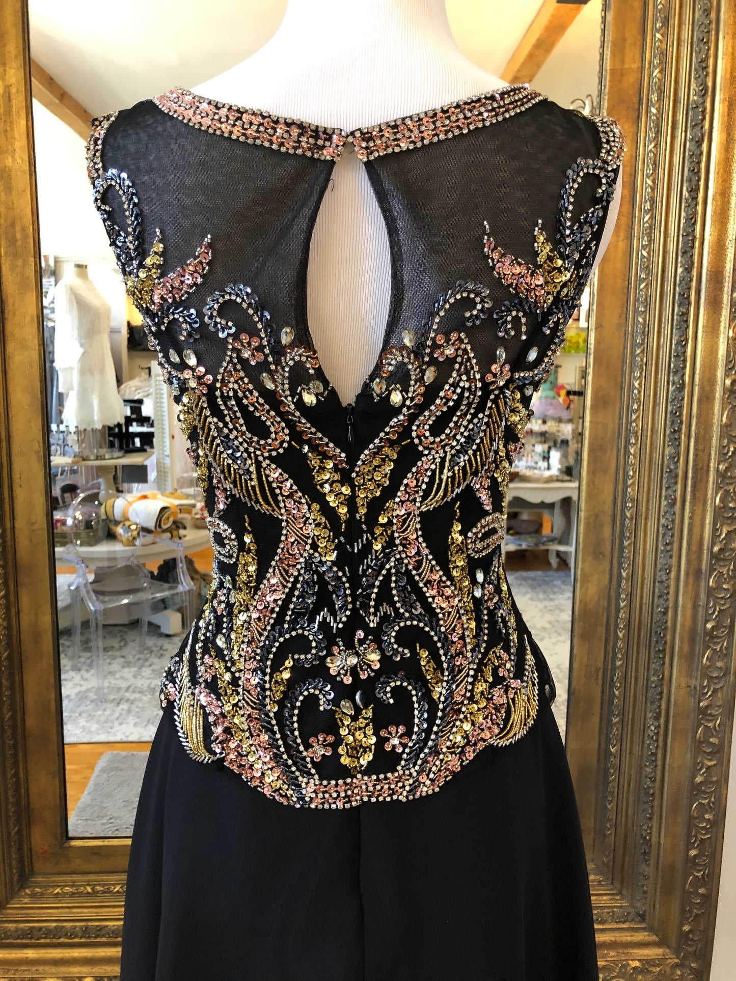 Black and Gold Formal by Alyce