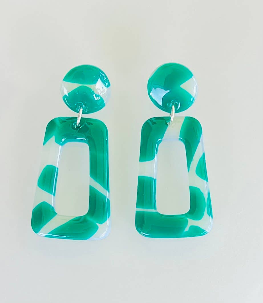 Suzie Emerald Green Earrings