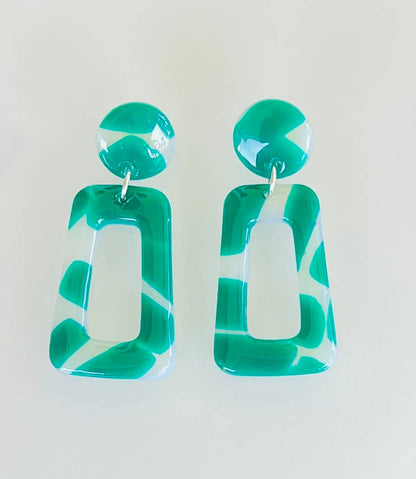 Suzie Emerald Green Earrings