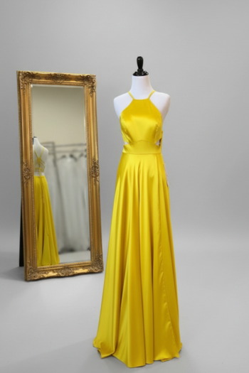 Yellow, Gold Formal Dress by Alyce
