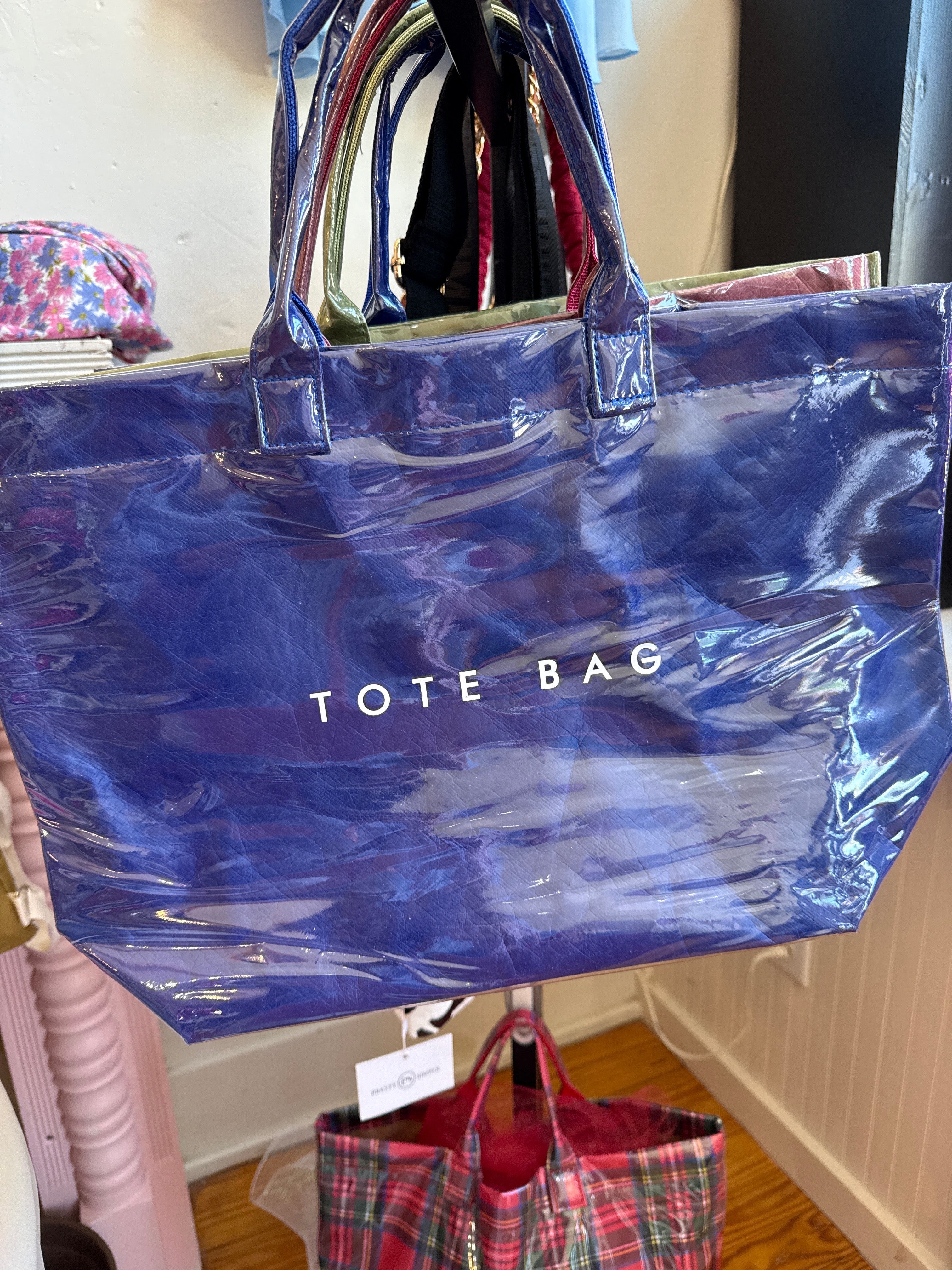 Everyday Tote Bag with Velcro Closure, Several Colors