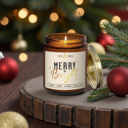 Merry and Bright Candle