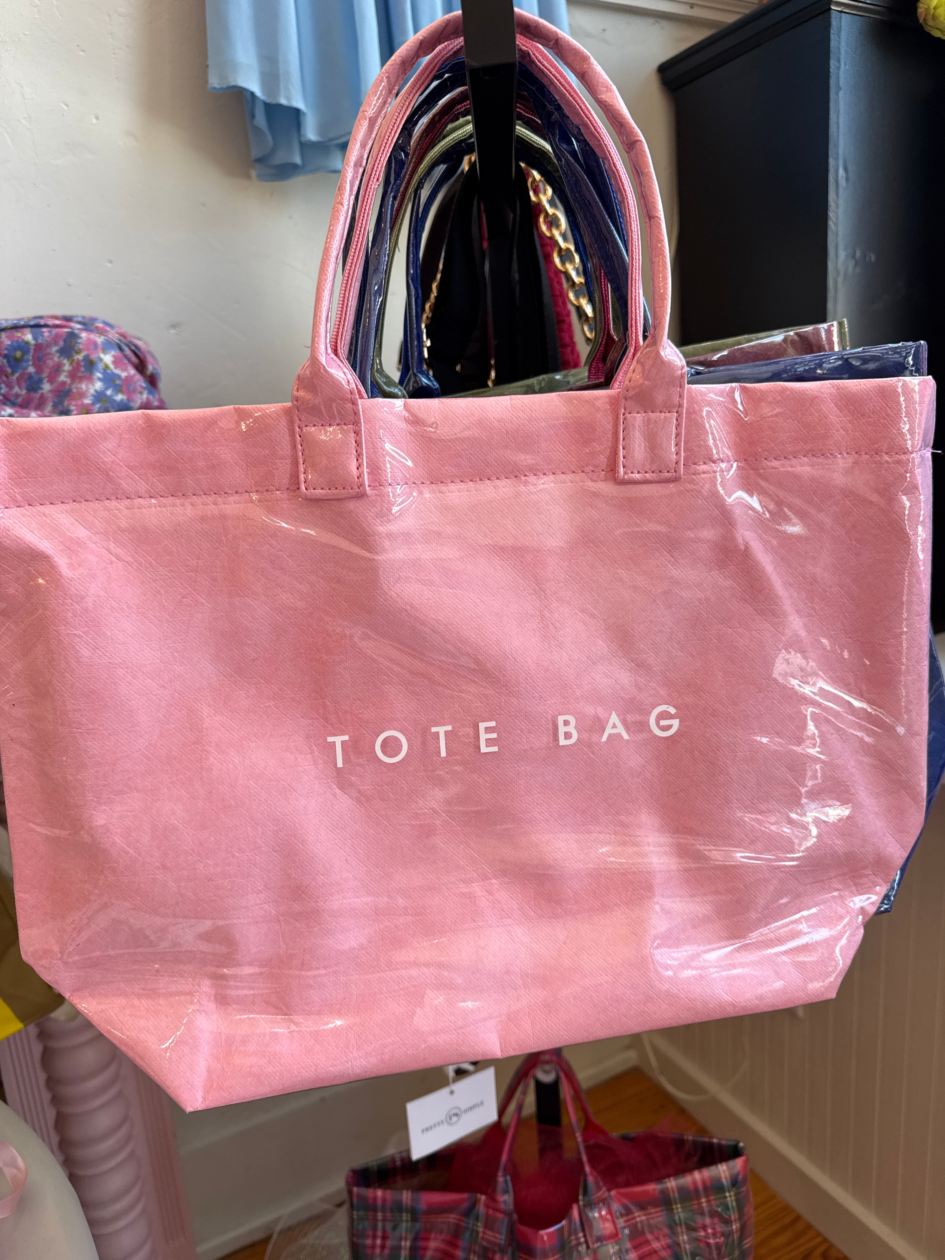 Everyday Tote Bag with Velcro Closure, Several Colors