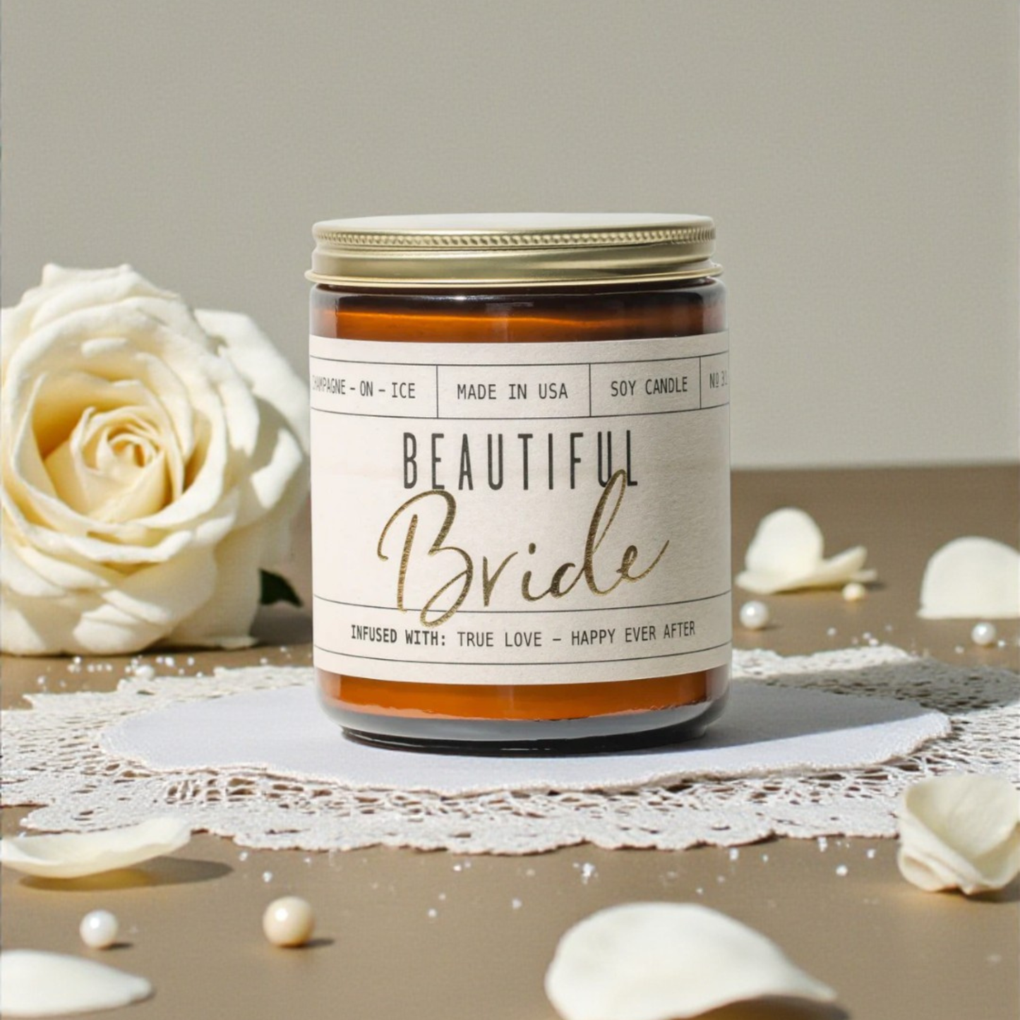 Scented Candle: "Beautiful Bride"