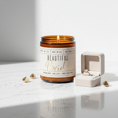 Scented Candle: "Beautiful Bride"