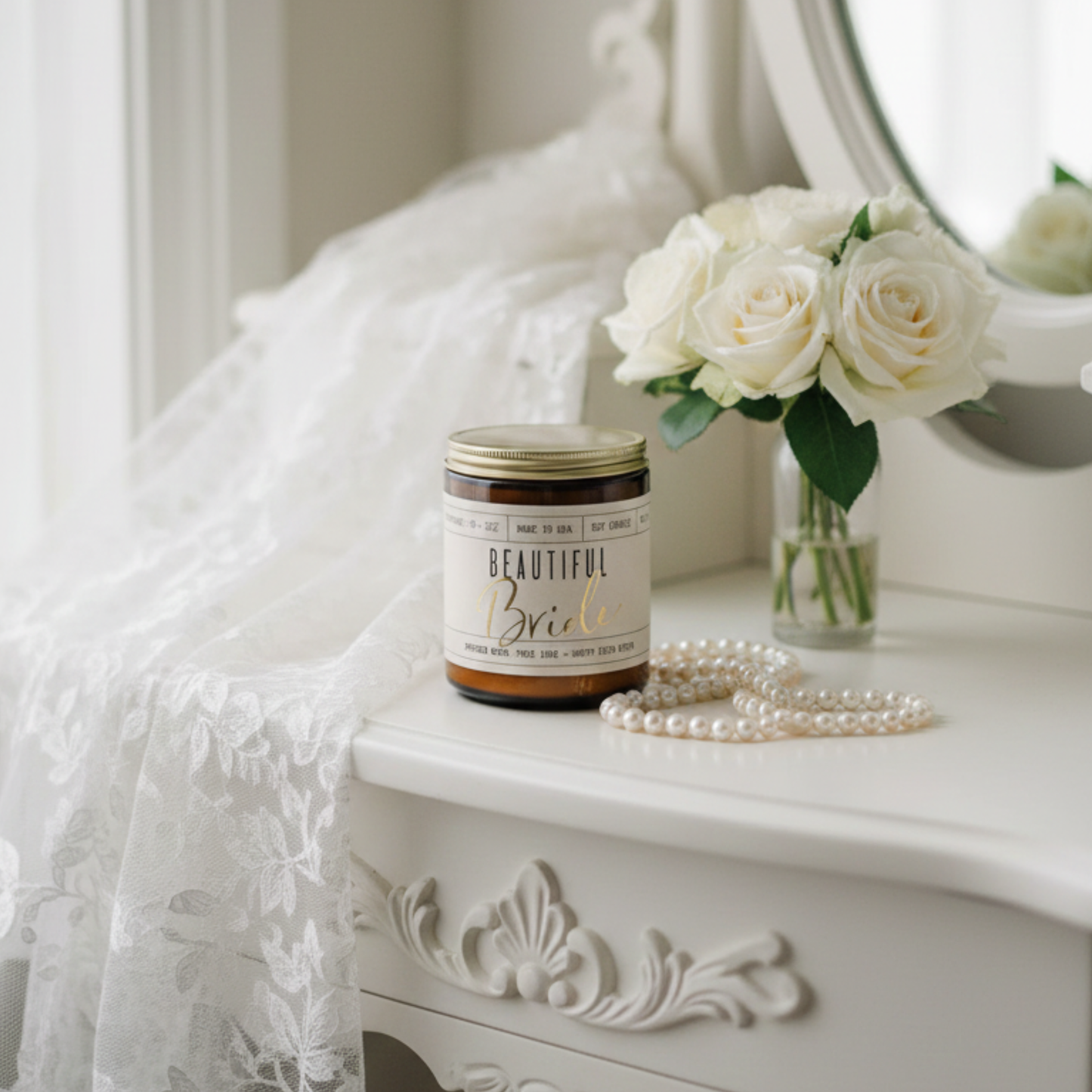Scented Candle: "Beautiful Bride"