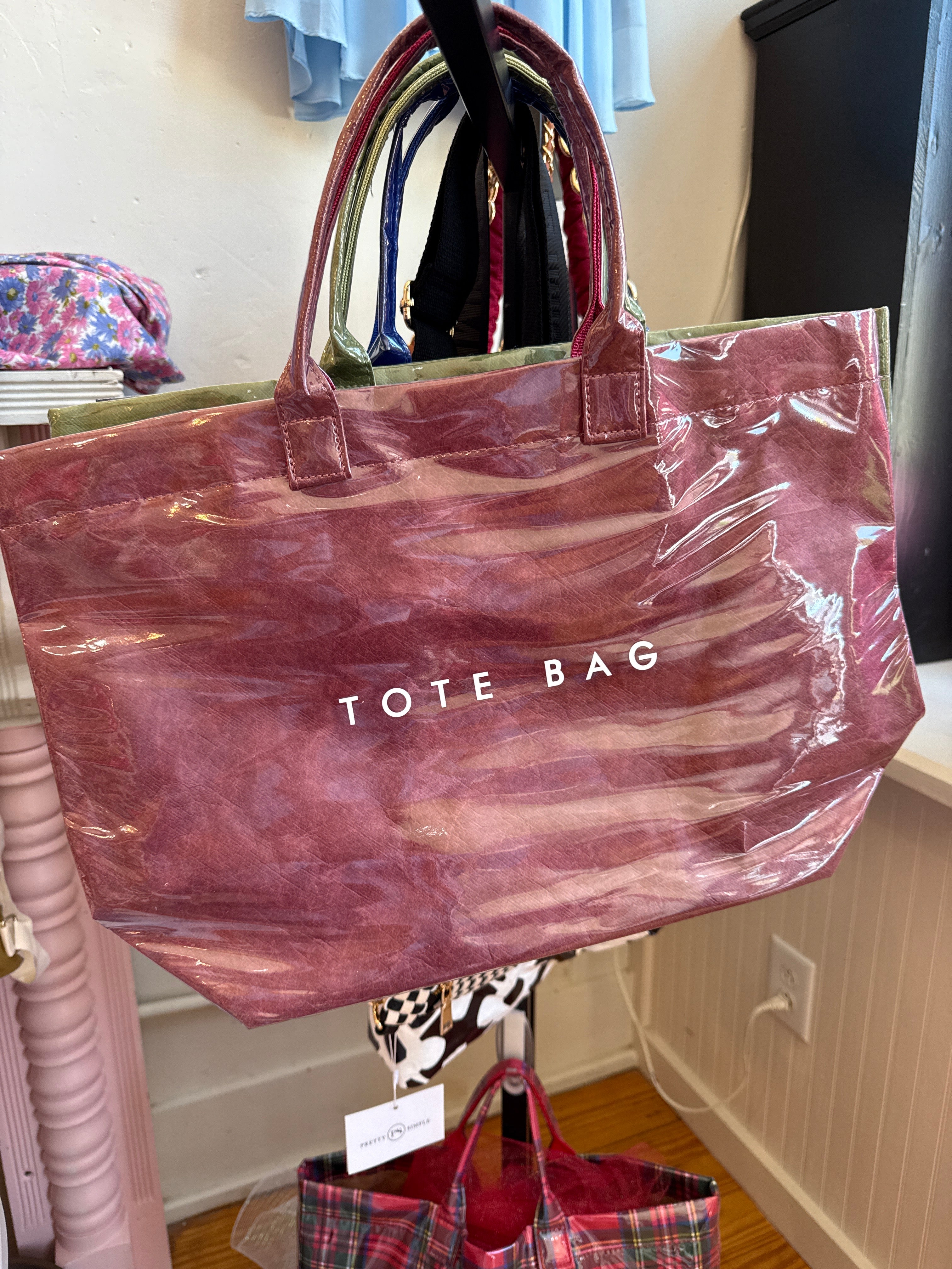 Everyday Tote Bag with Velcro Closure, Several Colors