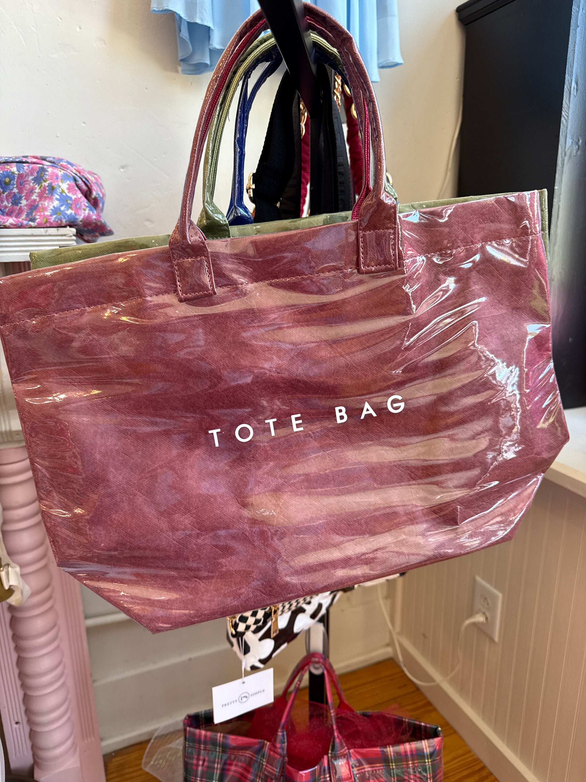 Everyday Tote Bag with Velcro Closure, Several Colors