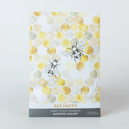Fresh Scents Scented Sachet - Bee Happy - Citrus and Honey
