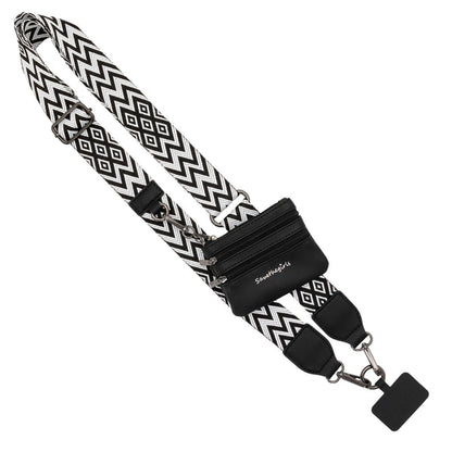 Clip & Go Strap with Pouch - Chevron/Diamond Collection