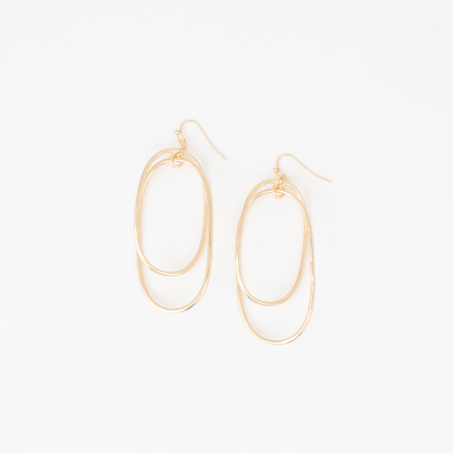 jBloom Eddy Double Oval Hoop Earrings