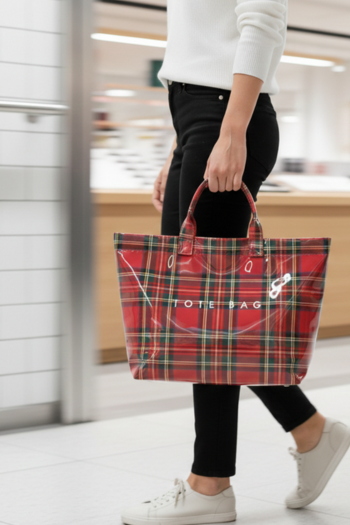 Everyday Tote Bag with Velcro Closure, Several Colors