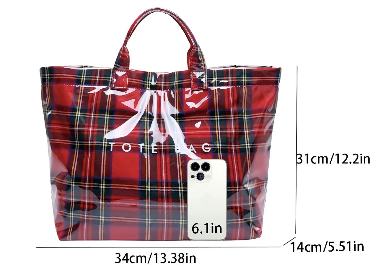 Everyday Tote Bag with Velcro Closure, Several Colors