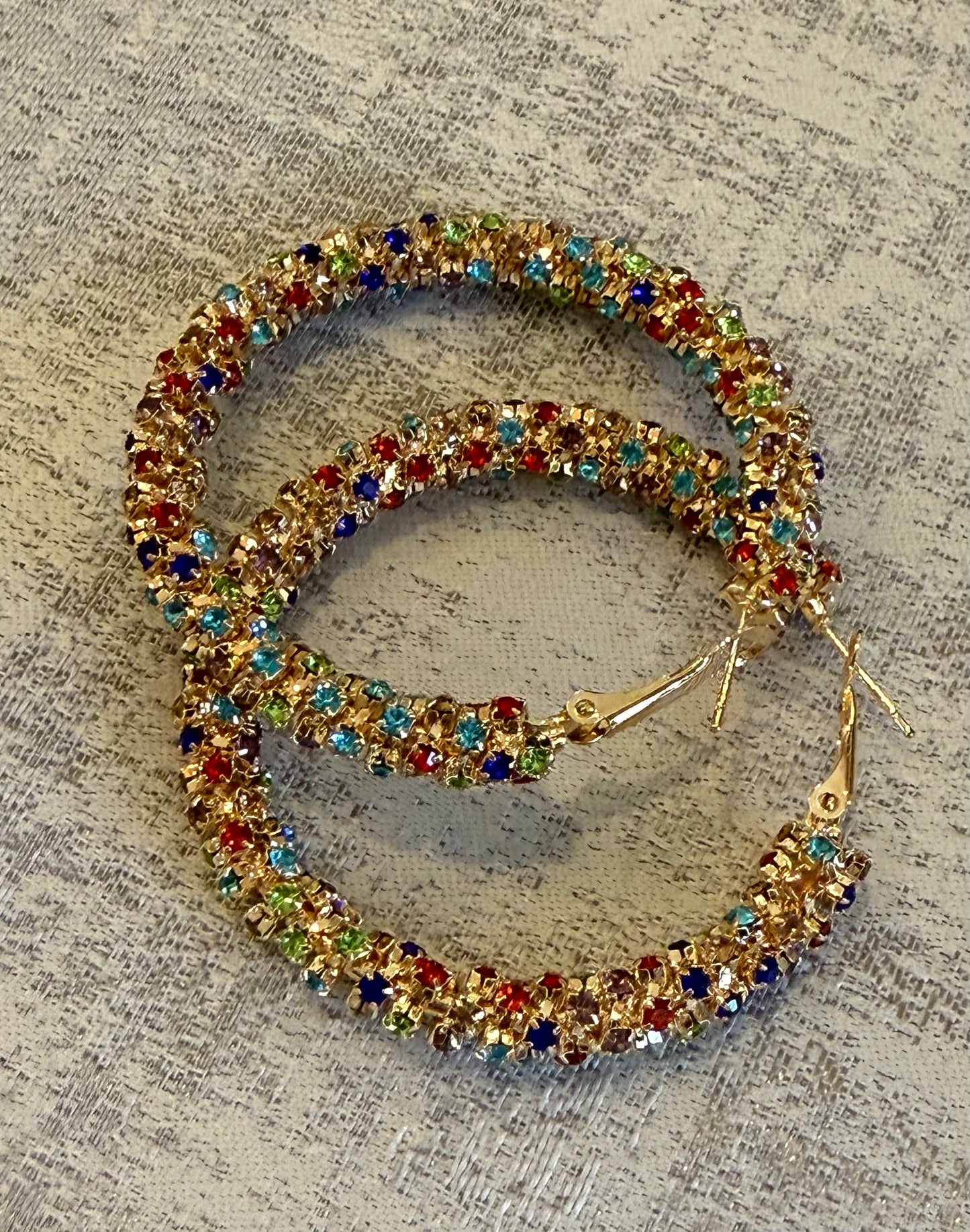 Funfetti Hoop Earrings