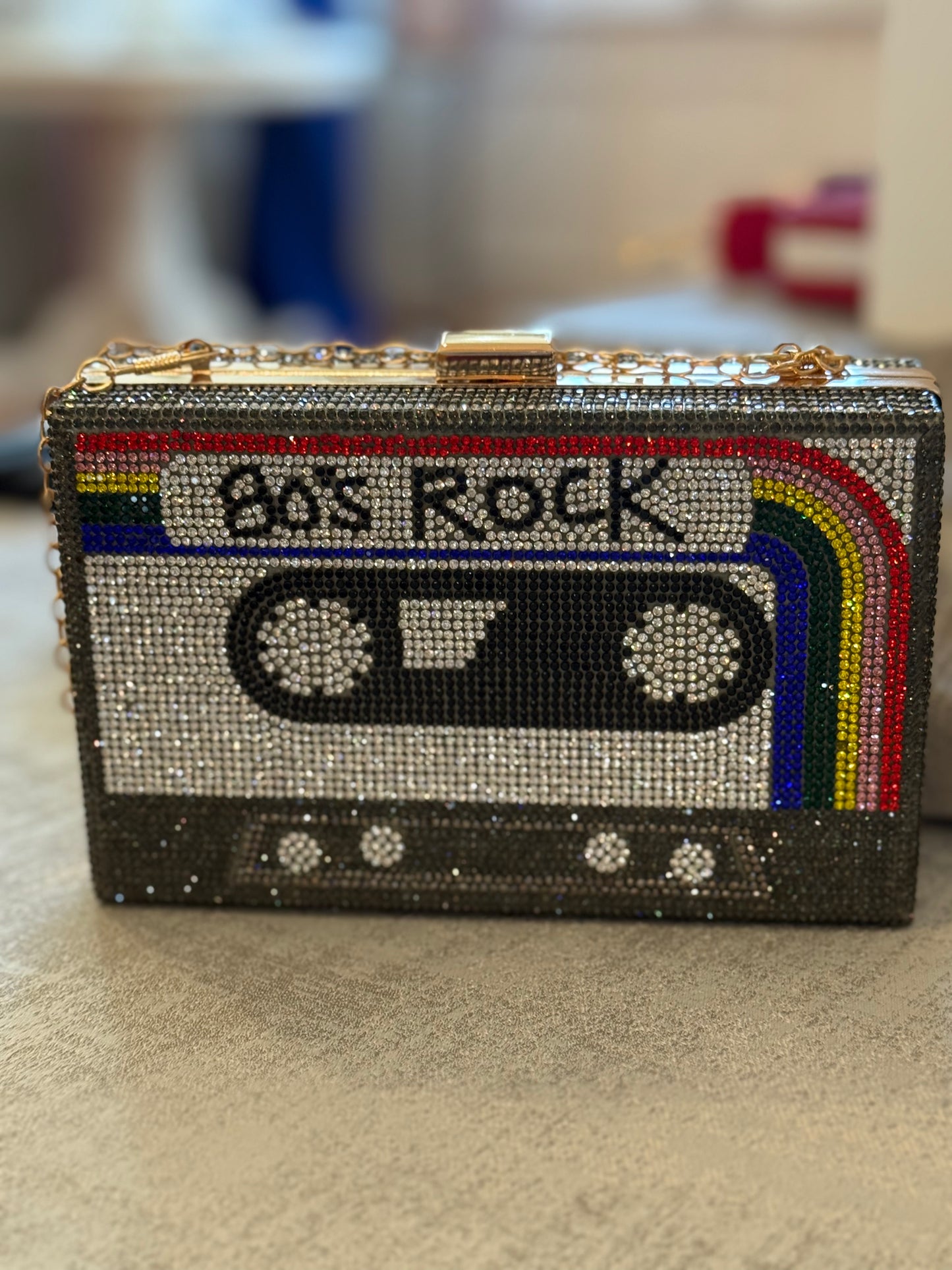 80’s Rock Cassette Tape Clutch