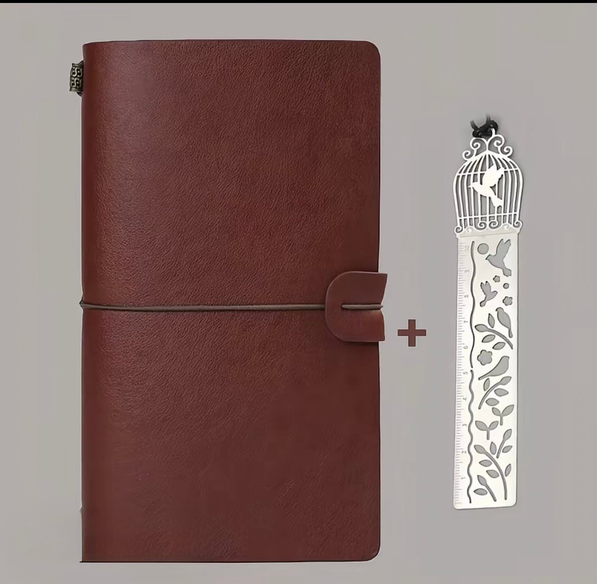 Traveler’s Notebook Journal - Refillable Faux Leather Organizer