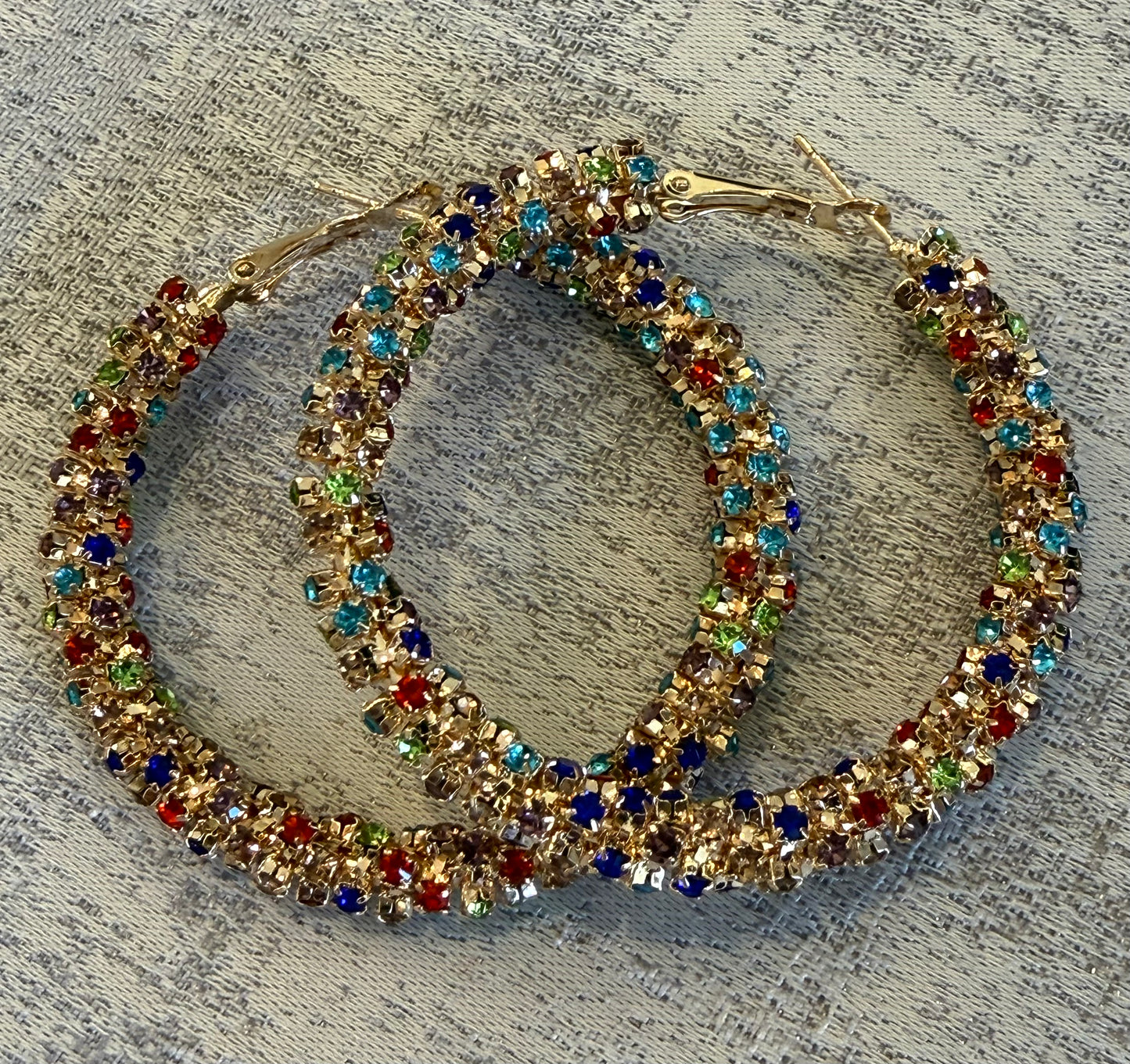 Funfetti Hoop Earrings