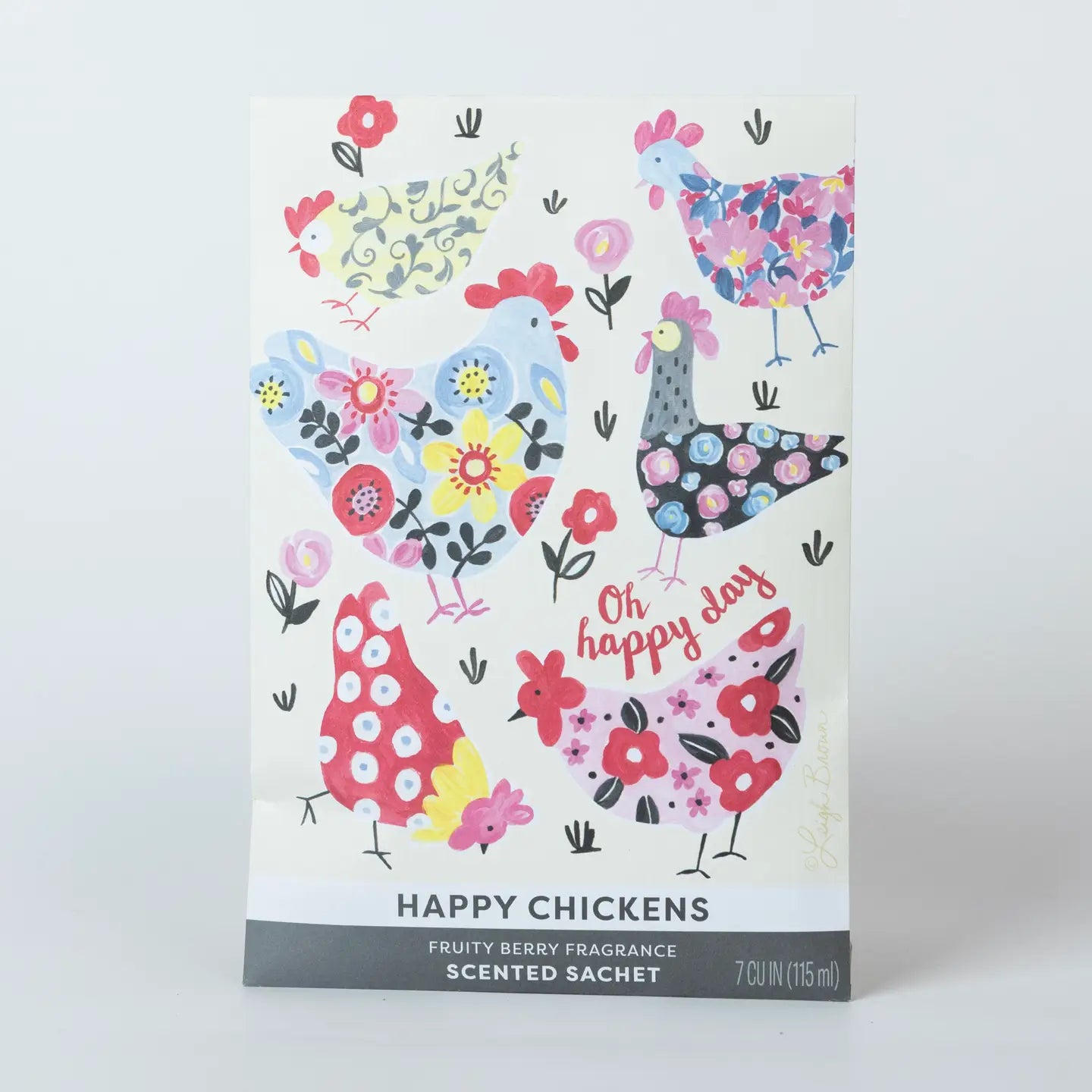 Happy Chickens Scented Sachet | Spring Home Fragrance | Fresh Scents