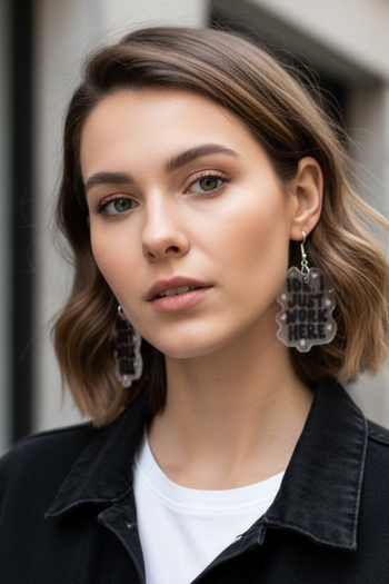 IDK, I Just Work Here Acrylic Earrings