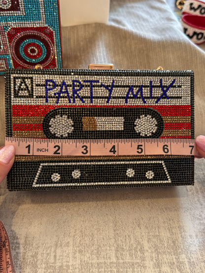 80’s Rock Cassette Tape Clutch