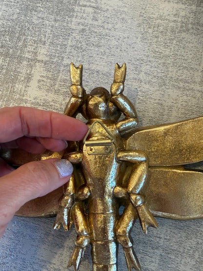 Dragonfly, Resin, Insect Design Wall Mount