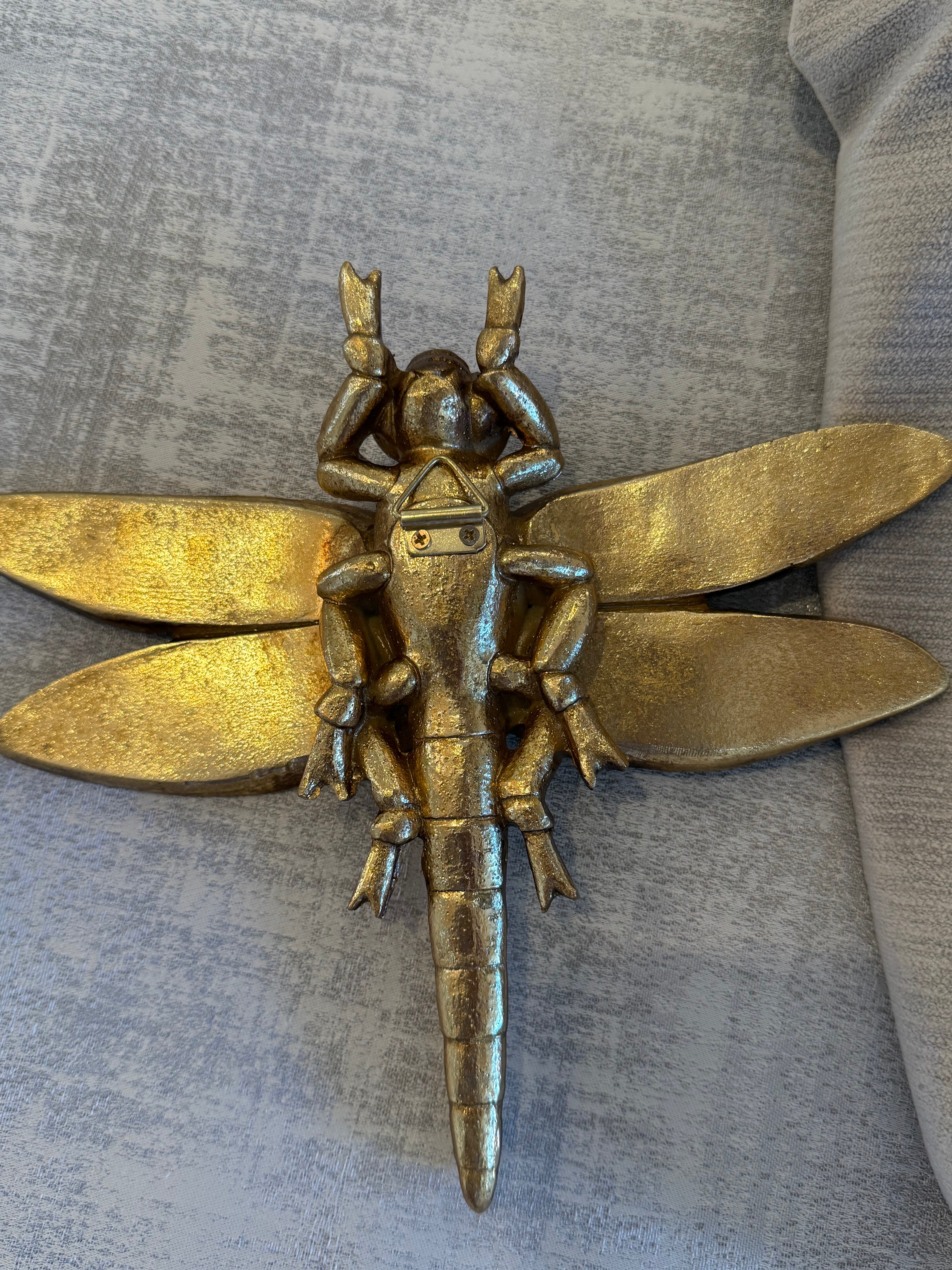 Dragonfly, Resin, Insect Design Wall Mount