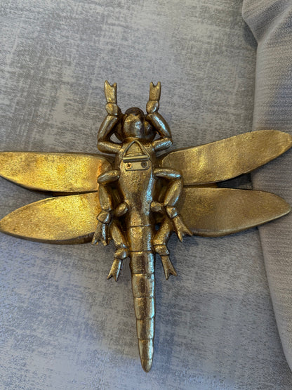 Dragonfly, Resin, Insect Design Wall Mount