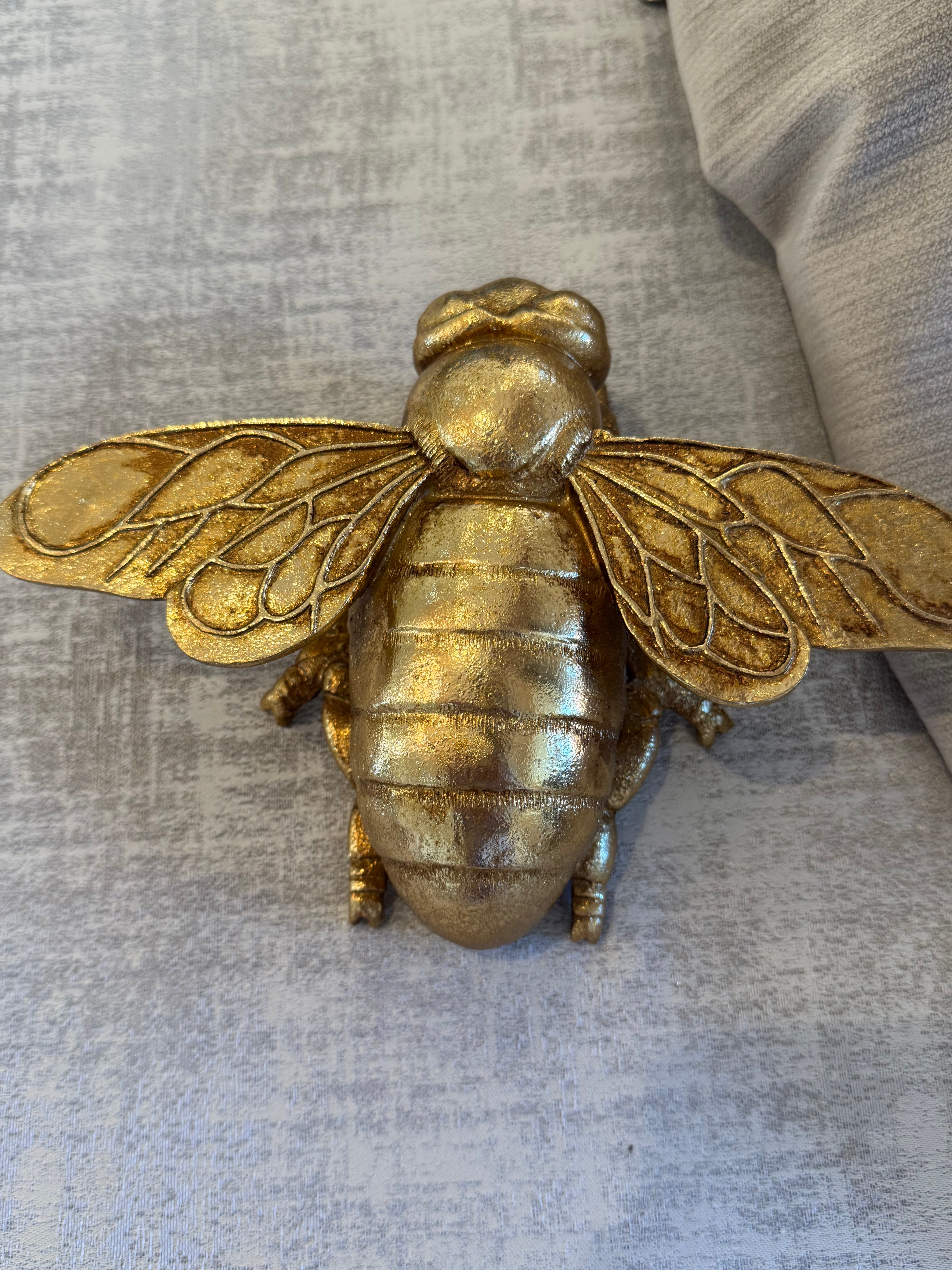 Bee - Large, Resin, Golden