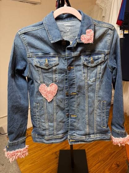 Love Notes Denim Jacket, Upcycled Edition