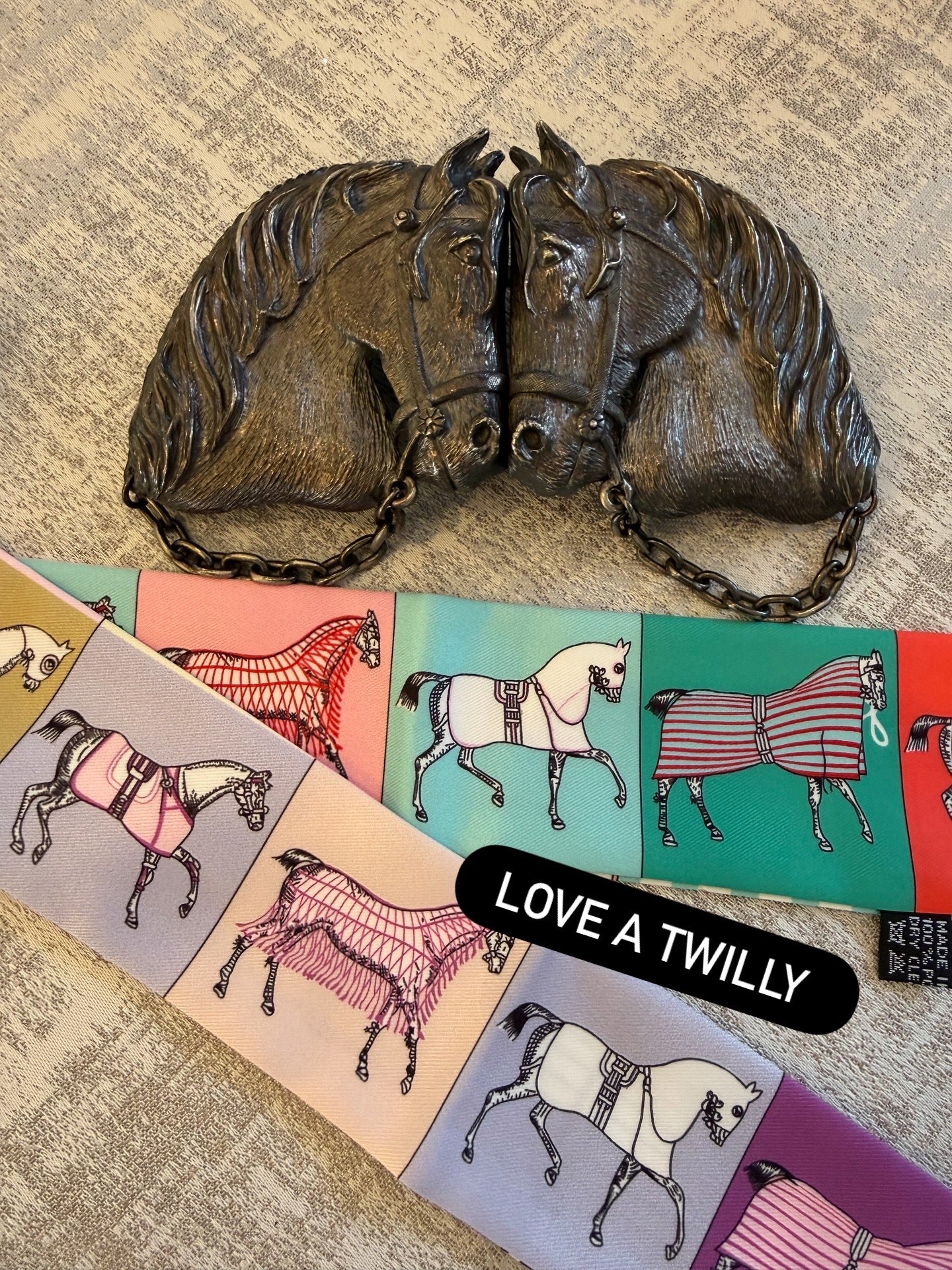 Year of the Horse Twilly Scarf | Silk Accessory