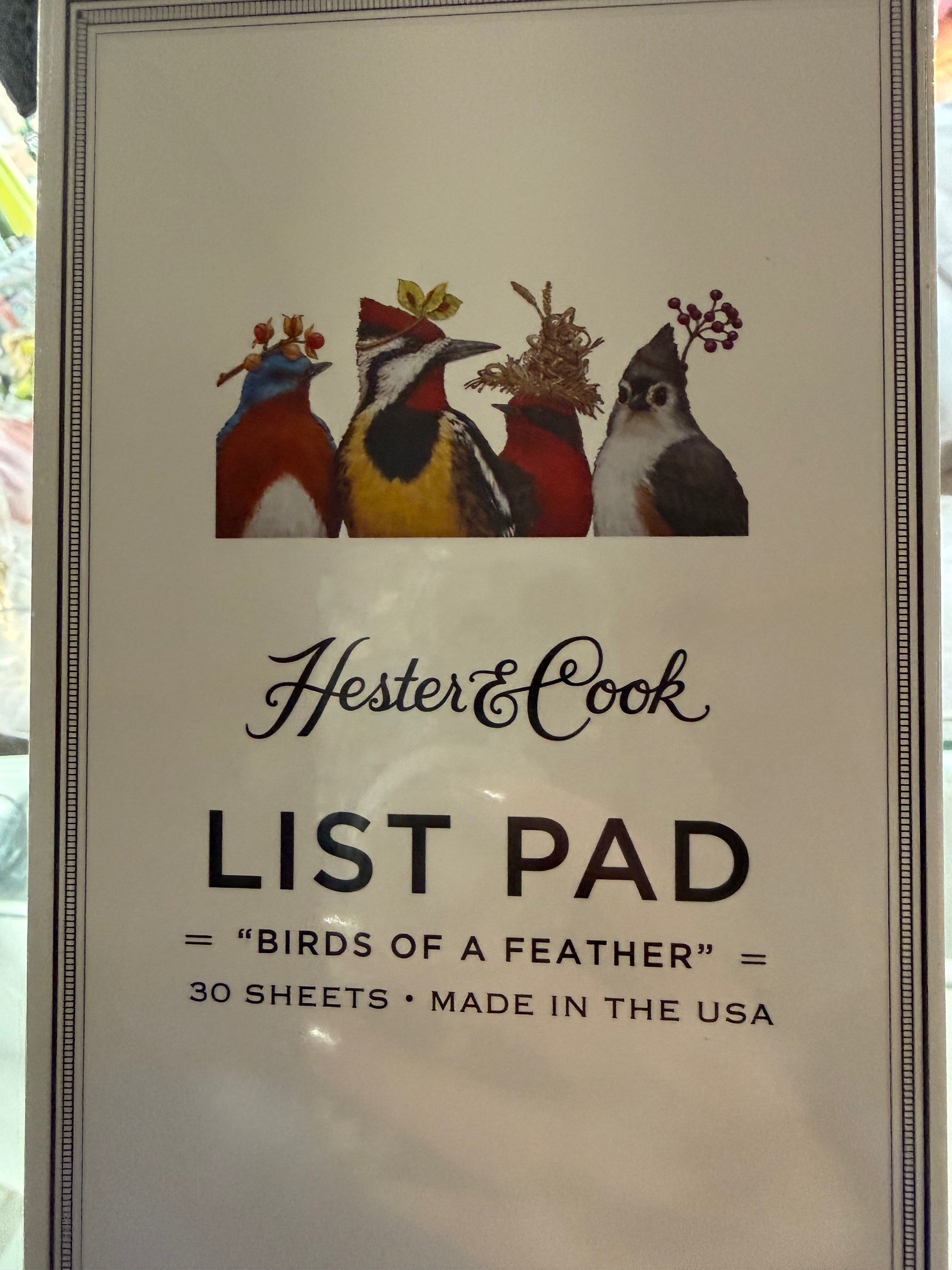 Hester & Cook List Pad
