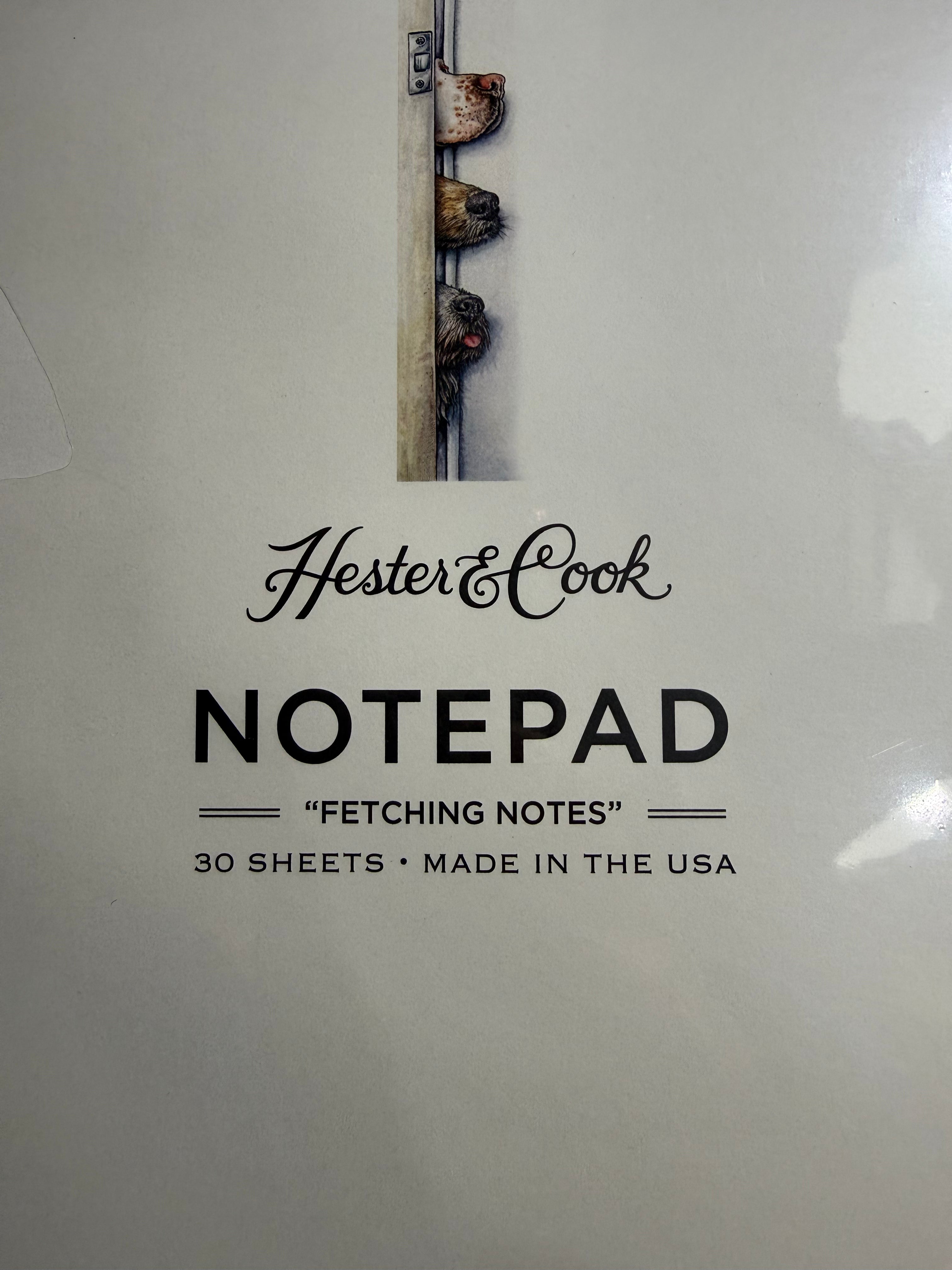 Hester & Cook Note Pad