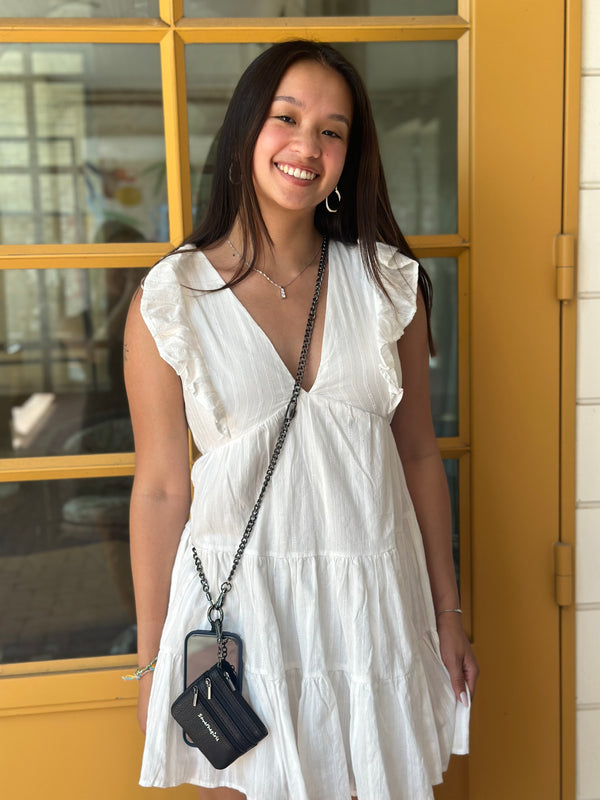 Clip & Go Chain Phone Accessory - Gun Metal