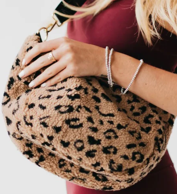 Shirley Sherpa Crossbody Bag | Fuzzy Winter Bag from the 3 Sisters Collection