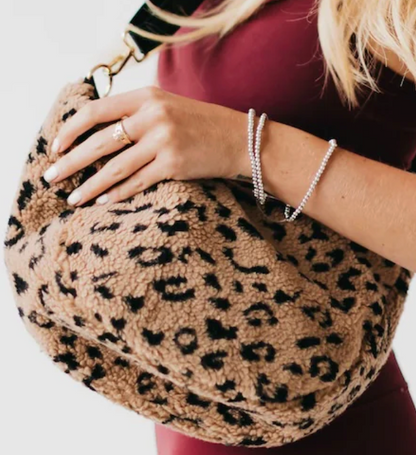 Shirley Sherpa Crossbody Bag | Fuzzy Winter Bag from the 3 Sisters Collection