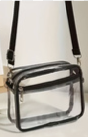 Clear Crossbody Bag | Stadium Approved Game Day Purse with Interchangeable Strap