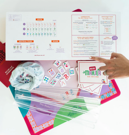 Mini Mahjer: The Complete Game | Rackin’ Rosie Edition American Mahjong Set
