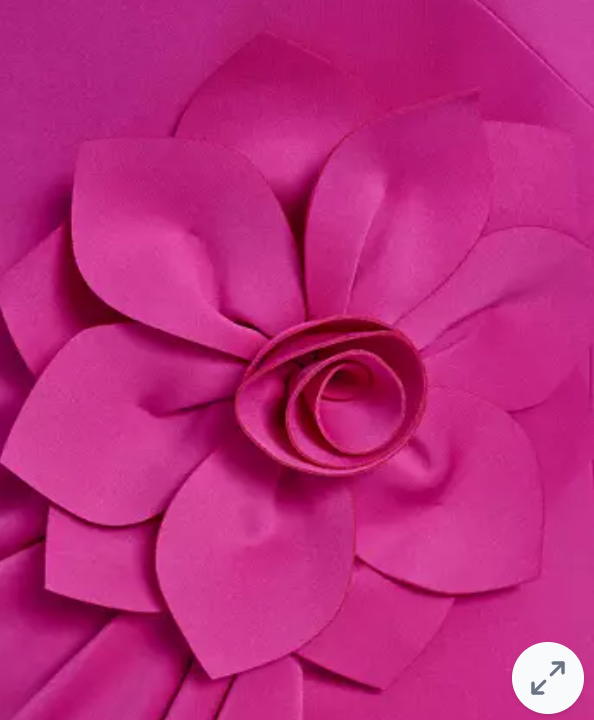 Jessica Howard Women's Sleeveless Rose Waist Gown – Hot Pink | Size 6