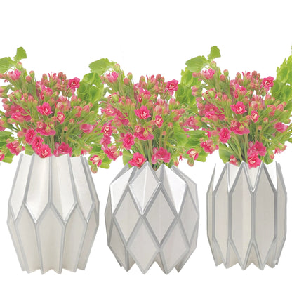 Paper Vase Wraps - Set of 3 Geometric Designs