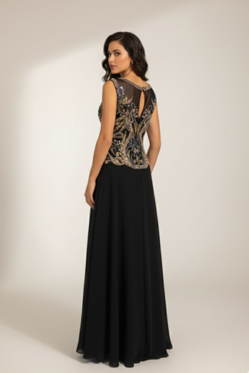 Black and Gold Formal by Alyce