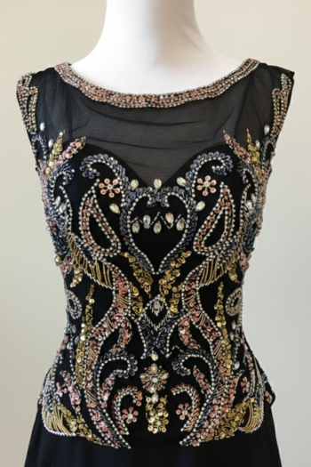 Black and Gold Formal by Alyce