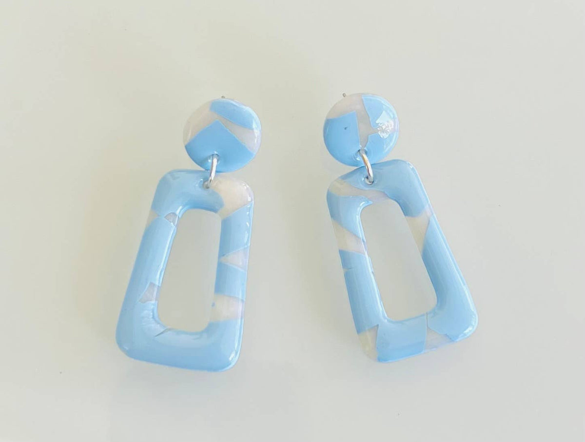 Suzie Light Blue Earrings