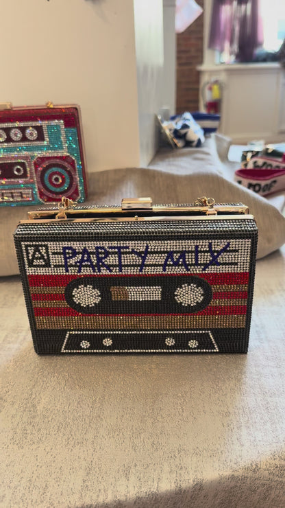 80’s Rock Cassette Tape Clutch