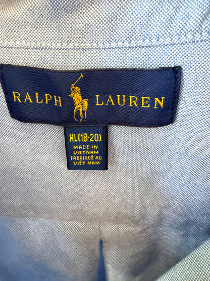 Ralph Lauren shirt label showing size XL (18–20) and made in Vietnam