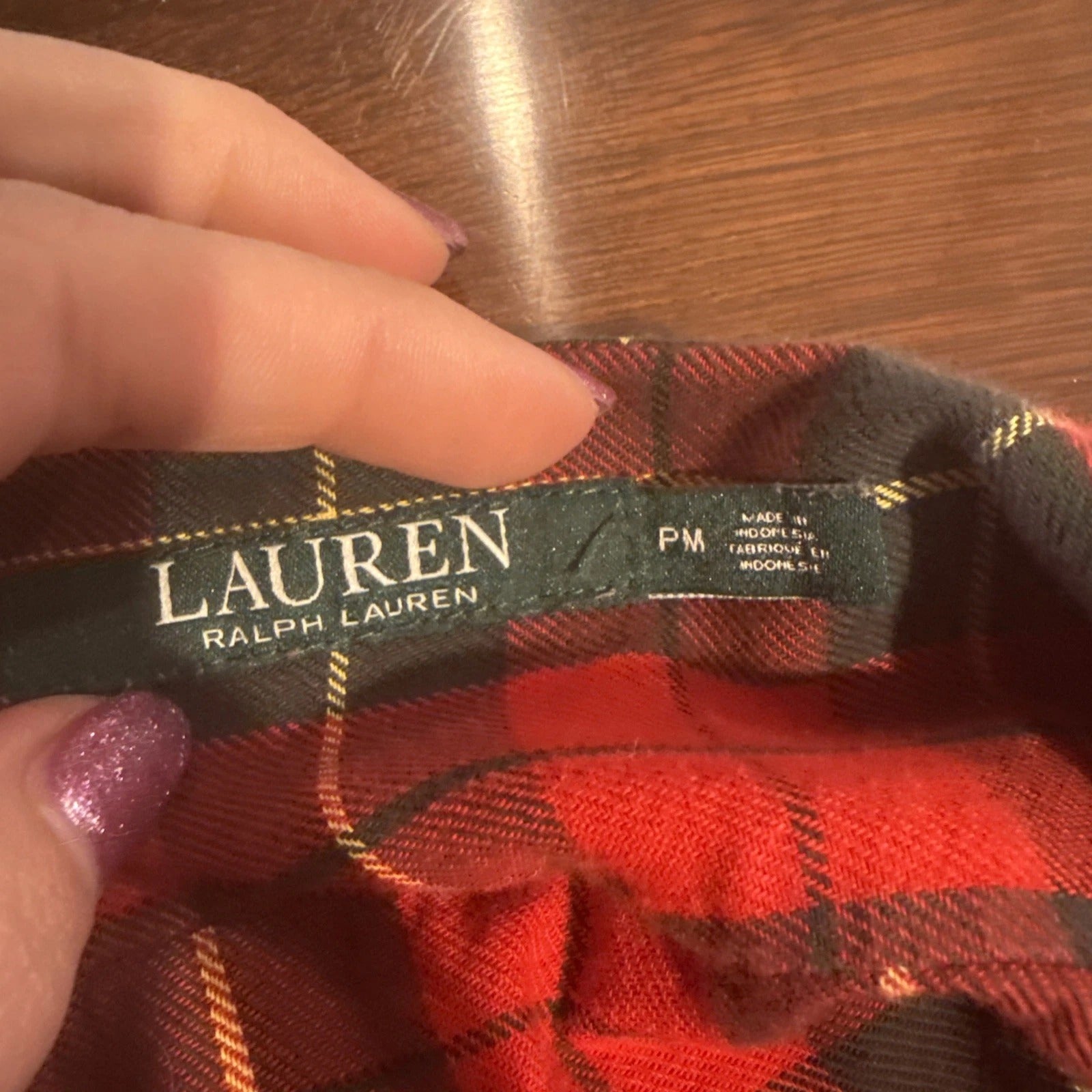 Lauren Ralph Lauren - Plaid Flannel Button Down Shirt